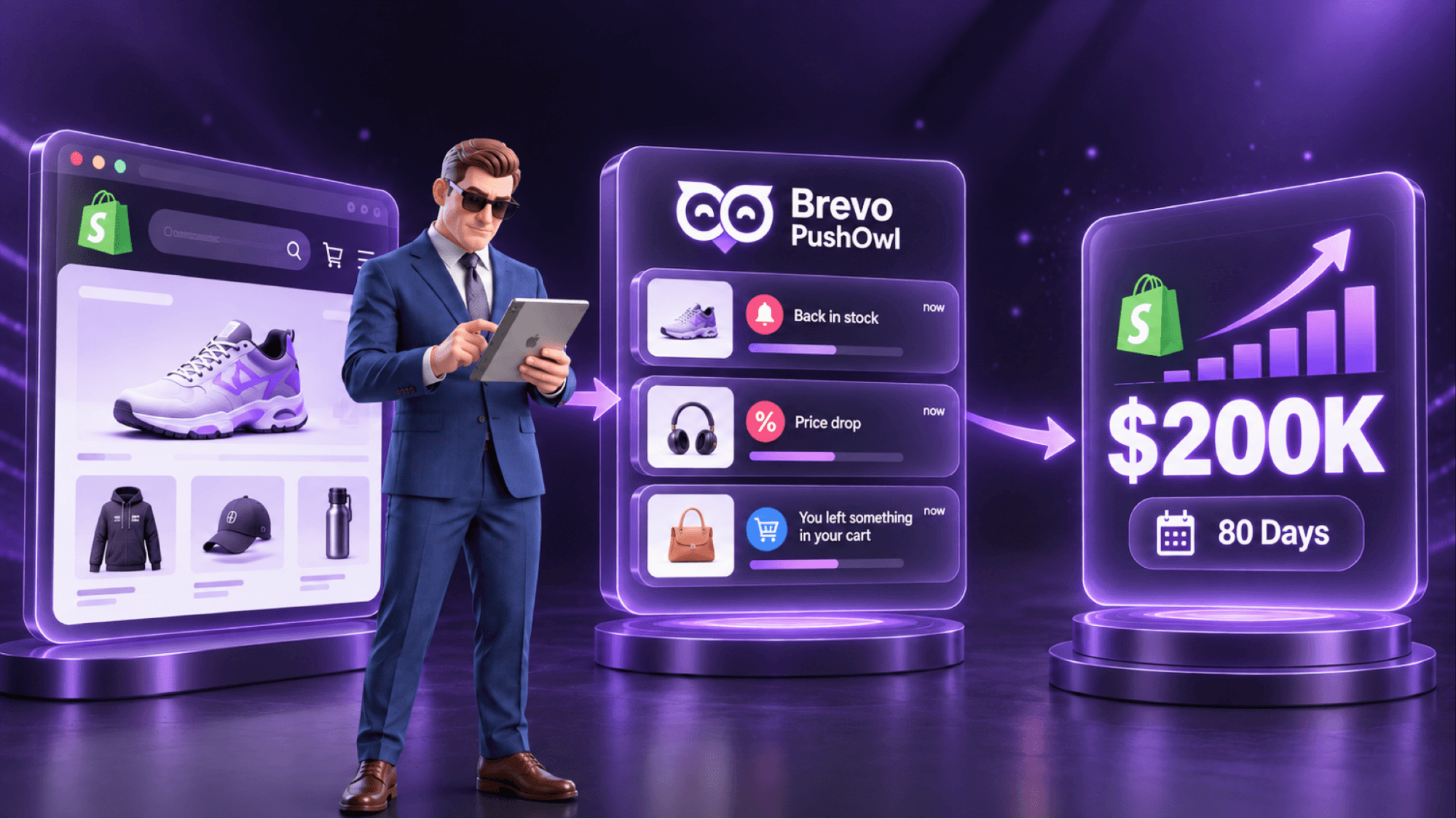 How This Shopify Store Made $200K From Web Push Alone in 80 Days With PushOwl