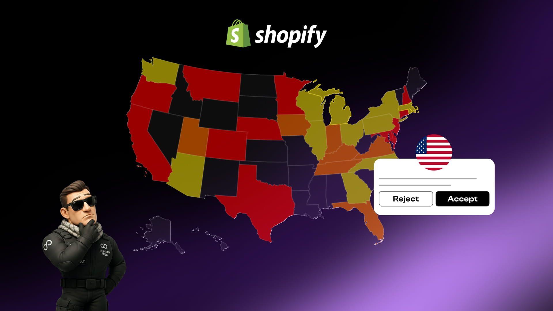 The 2026 US Consent Map: Why Every Shopify Store Shipping Domestically Needs Granular Compliance